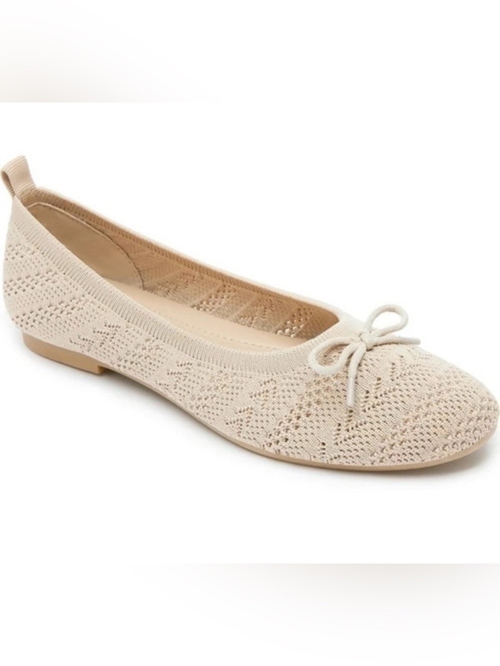 Womens Knit Mesh Ballet Flats Size 7